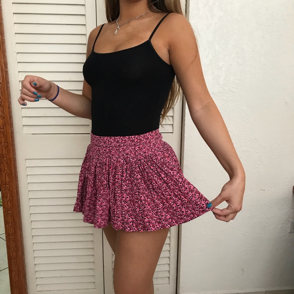 Pink Victoria’s Secret skirt
